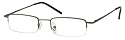 Sunoptic OR52 Gunmetal Reading Glasses - Strength +1.00 Including 
Case