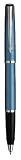 Parker 61941 Parker Latitude Stick Roller Ball Pen, Slate Blue Barrel, Black Ink, Med Pt, 1 Unit