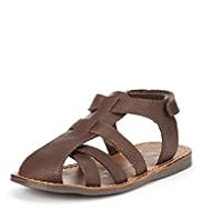 Leather Fisherman Riptape Sandals