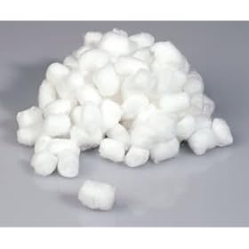 Cotton Balls - Non-Sterile - Medium, 1' diameter, 2 Bag Case, 4,000 Unit Case by Medline