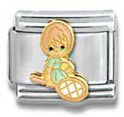 Clearly CharmingServing the LordPrecious Moments Italian Charm Bracelet Link