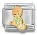 Clearly CharmingServing the LordPrecious Moments Italian Charm Bracelet Link