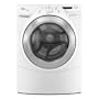 Whirlpool Duet Steam : WFW9500TW 27 Front-Load Steam Washer - White with Brushed Chrome Accents