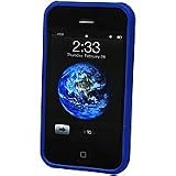 BLUE Hard Plastic Proguard Rubber Rubberized Textured Coated Soft Feel Snap On Case Cover for ATT Apple iPhone 3G (not compatible with original iPhone)