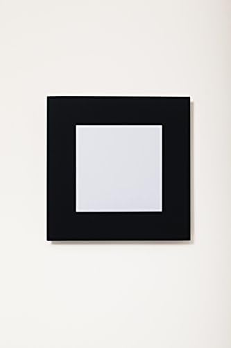Command Decor Damage-Free Wall Tile Kit, 8 x 8-Inch, Black Frame