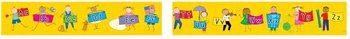 ALPHABET STICK KIDS BORDER BRITES