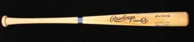 Koufax Snider Lasorda Podres Signed Dodgers Bat Psa/dna - Autographed MLB Bats