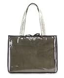 Picnic At Ascot In Olive/Brown Simulated Suede Picnic Blanket with Waterproof Backing in a Clear Plastic Carry Case.