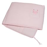 Cambrass 60X60X40cm Cot Bumper (Style 61,Pink)