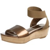 ALL BLACK Women's 70103 Cork Strap Wedge