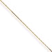 14k .6mm Diamond-Cut Cable Chain Necklace - 16 Inch
