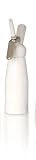Whip-It Brand Professional Whipped Cream Dispenser 1/2-Liter Anodized Dispenser with High Impact Head, White