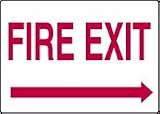 FIRE EXIT (ARROW RIGHT) 10