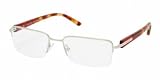 Prada PR51MV 1BC1O1 Eyeglasses Silver Frame Size 5217135