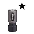 Round Star Ink Stamp, 5/8", Red Ink (SHA11309) Category: Pre-Inked Stamps