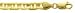 14K Gold Anchor Chain Mariner Link Bracelet or Necklace, 6mm wide