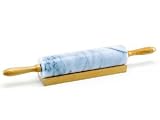 Deluxe Marble Rolling Pin with Hardwood Base