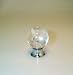 Myterra Gemstone Cabinet Knob.Myterra's transparent Crystal Quartz with inclusions, v...