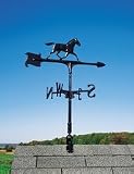 Outdoor Living : Black 30" Horse Accent Weathervane