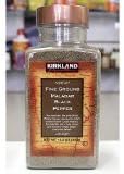 12 Pack Wholesale Lot Kirkland Signature Fine Ground Malabar Black Pepper, 12.3oz