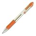 ZEB22190 Ballpoint Pen, Retractable, 1.0mm Pt, Orange (ZEB22190).