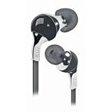 iLuv iEP313BLK Ergonomic and Comfort Flat-Wire Earphones (Black)