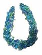 Beads of Strength Necklace - Blue/green