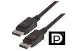 DisplayPort 1.2 Male-Male Cable, Black - 2M