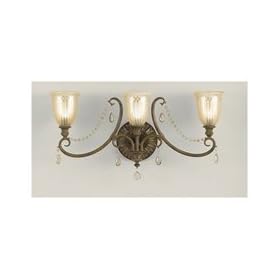 Lake Geneve 27" Wide Three Light Bathroom Light Fixture