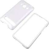 White Rubberized Protector Case for HTC EVO 4G