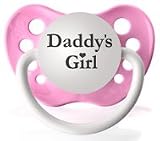 Expressions Pacifiers-Daddy's Girl in Pink & White