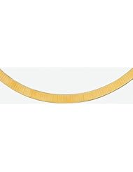 8mm Flat Omega Necklace 20"