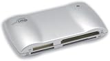 CCS10350 Memory Card Reader,USB 2.0,Cable Included,Black/Silver