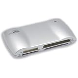CCS10350 - Memory Card Reader,USB 2.0,Cable Included,Black Silver by