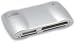 CCS10350 Memory Card Reader,USB 2.0,Cable Included,Black/Silver