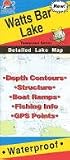 Watts Bar Lake Fishing Map (Tennessee Lake Maps, A411)