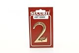 Review Securit  / Securit S2502 Brass Numeral No:2 75mm