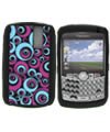 Blackberry Curve 8330 8310 8300 Roller Printing Poka Dot (Black /Magenta-Bl ....