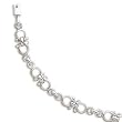Horse Stirrup Sterling Silver Link Bracelet