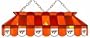 Virginia Tech Hokies "Pool Table" Stained Glass Lamp