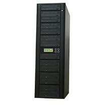 Produplicator 13 LightScribe Burner 20X DVD CD Duplicator Machine + Built-In 250GB Hard Disk Drive (Standalone Audio Video Copy Tower, Disc Duplication Device)