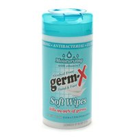 Germ-X Hand Sanitizer, Wipes for Hands and Face 42 ea