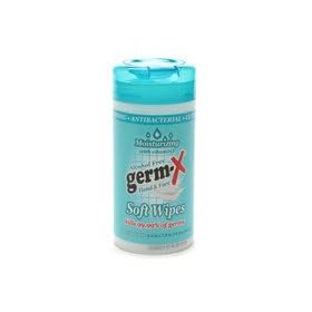 Germ-X Hand Sanitizer, Wipes for Hands and Face 42 ea
