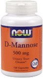 NOW Foods D Mannose 500 Mg 120 Caps S&H $4.49