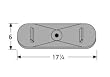 Cast Iron Oval Burner for Falcon and Olympia Grills