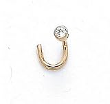 14K CZ Nose Stud ES-1975