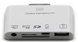 [A.Y.L]iPad 専用 5in1 カメラコネクション キット SDカード＆USB AV出力 ホワイト 黒船