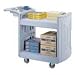 Safco Products Company / Two Shelf Utility Cart, W/Compartments, 45x22-7/8x37-1/4, GY / SAF5330GR