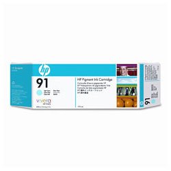 HP 91 - Print cartridge - 1 x pigmented light cyan