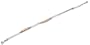 Double Row Tri Color Rose, Gold, Rhodium Sterling Silver Bracelet (Nice Valentine's Day Gift Special Sale)